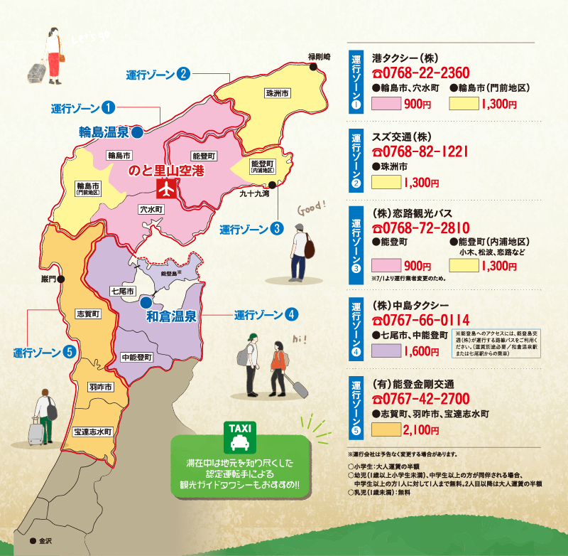 石川県輪島市 道の駅 のと里山空港 ふるさとタクシー